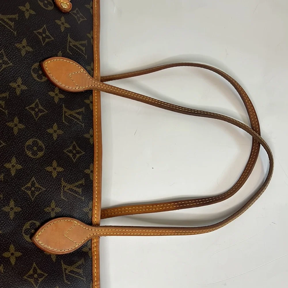 Louis Vuitton Neverfull MM monogram beige interior - Picture 15 of 16